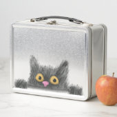 Peeping Cat Metall Brotdose (Beispiel)