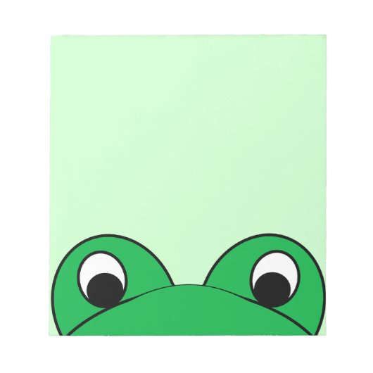 Peeping Froster Notepad Notizblock (Vorderseite)