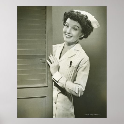 Peeping Nurse Poster (Vorne)