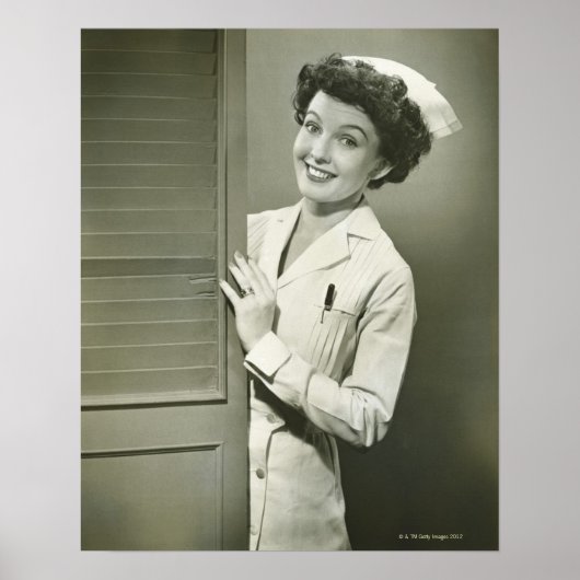 Peeping Nurse Poster (Vorne)
