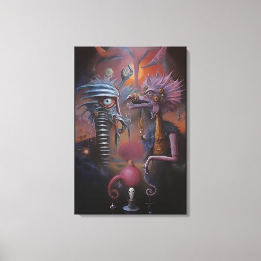 Peeping Through Pat Hartman's Bedroom Window Leinwanddruck (Vorderseite)