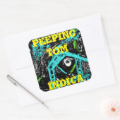 PEEPING TOM INDICA QUADRATISCHER AUFKLEBER (Umschlag)