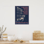 Peepingsam-LG Poster (Küche)