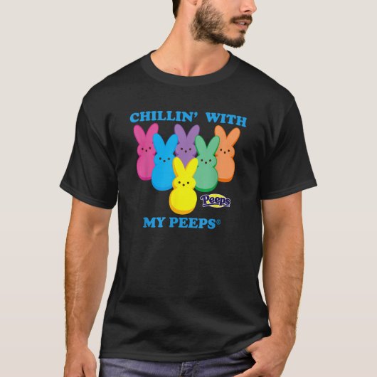 Peeps Easter Chillin With My Peeps Sweet Squad  T-Shirt (Vorderseite)