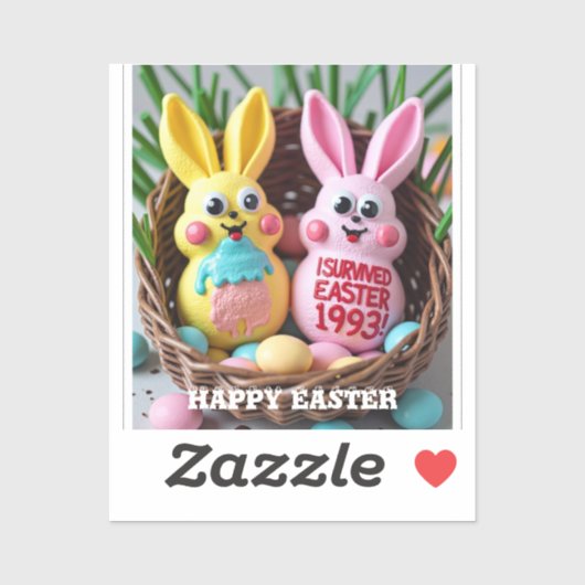 Peeps Gone Wrong" Aufkleber Sheet - OsterVersag de (Blatt)