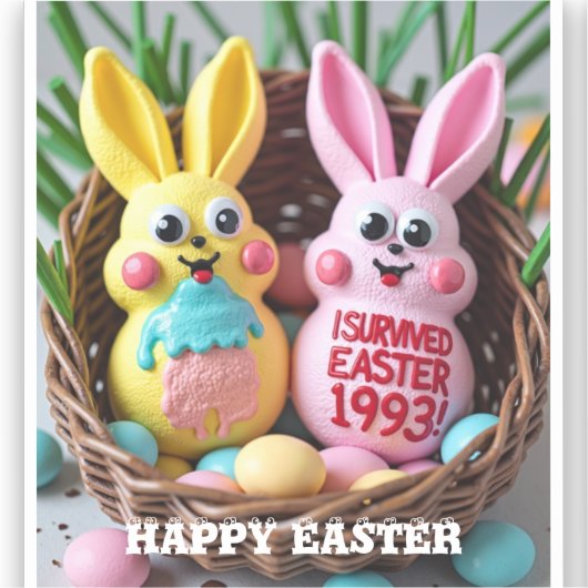 Peeps Gone Wrong" Aufkleber Sheet - OsterVersag de (Vorderseite)