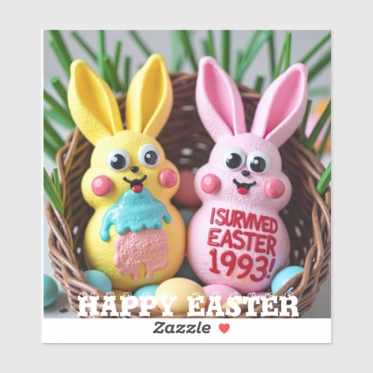 Peeps Gone Wrong" Aufkleber Sheet - OsterVersag de (Blatt)