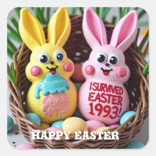 Peeps Gone Wrong" Aufkleber Sheet - OsterVersag de (Vorderseite)