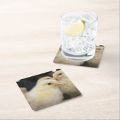 Peeps Rechteckiger Pappuntersetzer (Vor Ort)