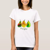 Peer Art niedliche Aquarellfrucht T - Shirt (Vorderseite)