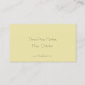 Peer-Business-Karte Visitenkarte (Rückseite)