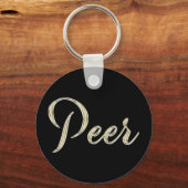 Peer-Button-Schlüsselger Schlüsselanhänger (Vorderseite)