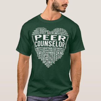 Peer Counselor Herz T-Shirt