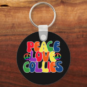 Peer-Liebe-Collies Schlüsselanhänger (Vorderseite)