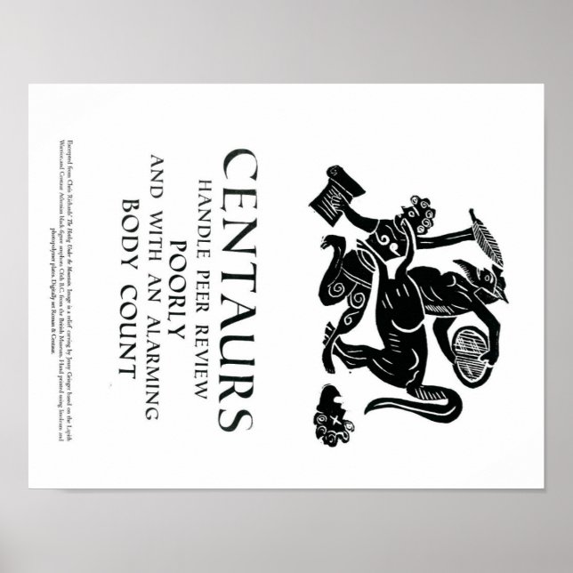 Peer Review Centaurs Poster (Vorne)