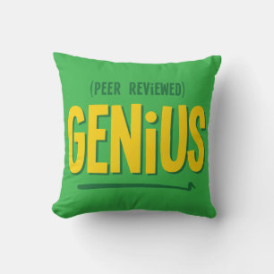 Peer Reviews mit Genius Throw Pillow Kissen