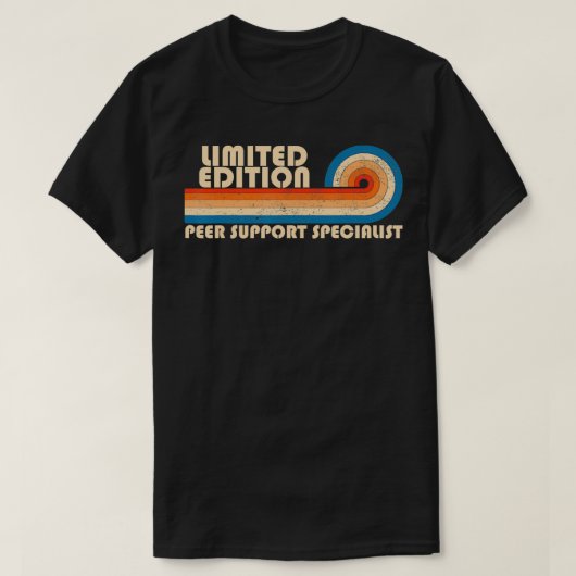 PEER SUPPORT SPECIALIST Funny Job Title Profession T-Shirt (Design vorne)