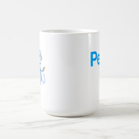 PeerJ Tasse mit Affen (Mittel)