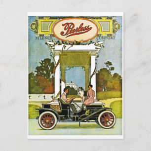 Peerless Motor Company Vintage klassische Auto-Anz Postkarte