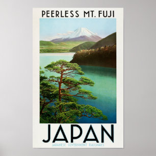 Peerless Mt. Fuji - Japan Travel der 1930er Jahre Poster