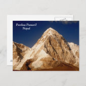 Peerless Pumori Postkarte (Vorne/Hinten)