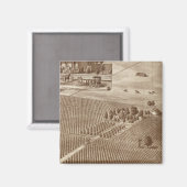 Peerless Vineyard, Hanford, Cal Magnet (Vorderseite/Rückseite)