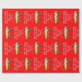 Pees & Joy!!! Funny Christmas Geschenkpapier (Flach)