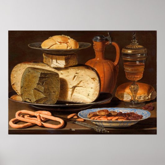 Peeters - Käse, Mandeln und Salzbrezel Poster (Vorne)