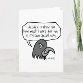 Peety sagt... feiertagskarte (Vorderseite)