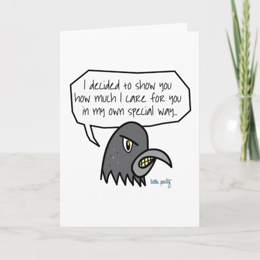 Peety sagt... feiertagskarte (Vorderseite)