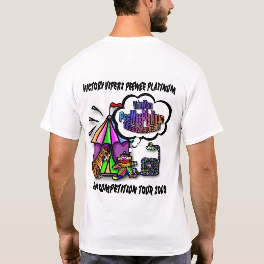 Peewee flechten T-Shirt (Rückseite)