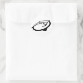 Peg Logo Runder Aufkleber (Tasche)