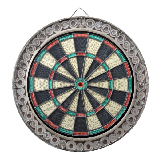 Peg Pattern Mosaik Infinities Dartboard Dartscheibe (vorne)