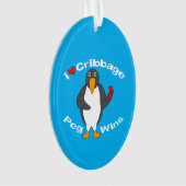 Peg-Wins-Cribage Ornament (Vorderseite)