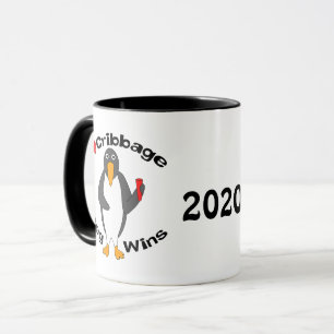 Peg-Wins-Cribage Tasse