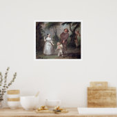 Peg Woffington as Rosalind with Celia and Touchsto Poster (Küche)