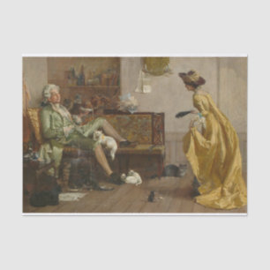 Peg Woffington besucht eine ekzentrische Katze Lov Seidenpapier