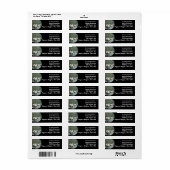 PEGASI HORSE Fantasy Rücksendeadressen-Aufkleber (Vorne)