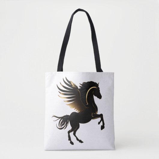 Pegaso Dorado Negro Tasche (Vorderseite)