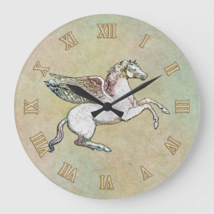 Pegasus (any Color you want) Große Wanduhr