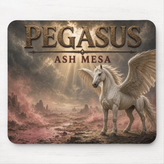 Pegasus Ash Mesa Dark Realism Mousepad (Vorne)