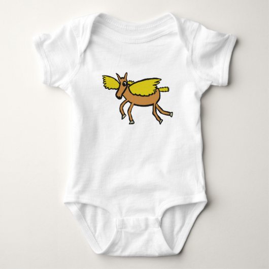 Pegasus Baby Strampler (Vorderseite)