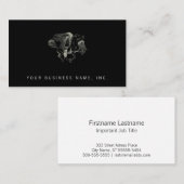 Pegasus beunruhigte Vintage Illustration Visitenkarte (Vorne/Hinten)