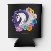Pegasus Black Floral Dosenkühler (Vorderseite)