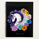 Pegasus Black Floral Planer (Vorderseite)