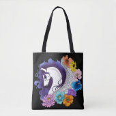 Pegasus Black Floral Tasche (Vorderseite)