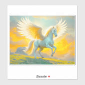 Pegasus Bridging the Earth and Sky Sticker (Blatt)