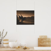 Pegasus Canvas Print Poster (Küche)