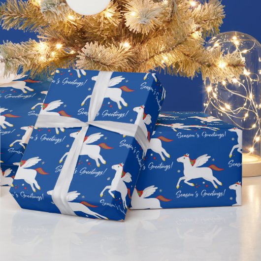 Pegasus Constellation Frohen Festtage Geschenkpapier (Feiertage)
