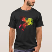 Pegasus Cooles Pferd Einhorn Lover Gi T-Shirt (Vorderseite)
